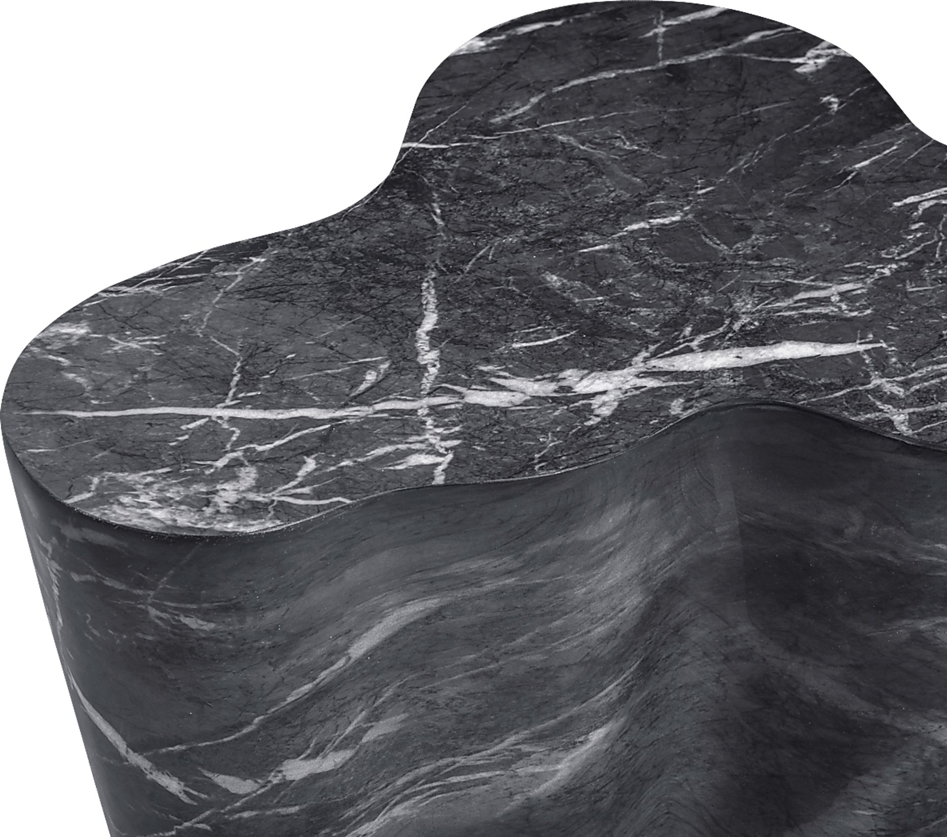 Cavernwell Outdoor Black Side Table - Image 6