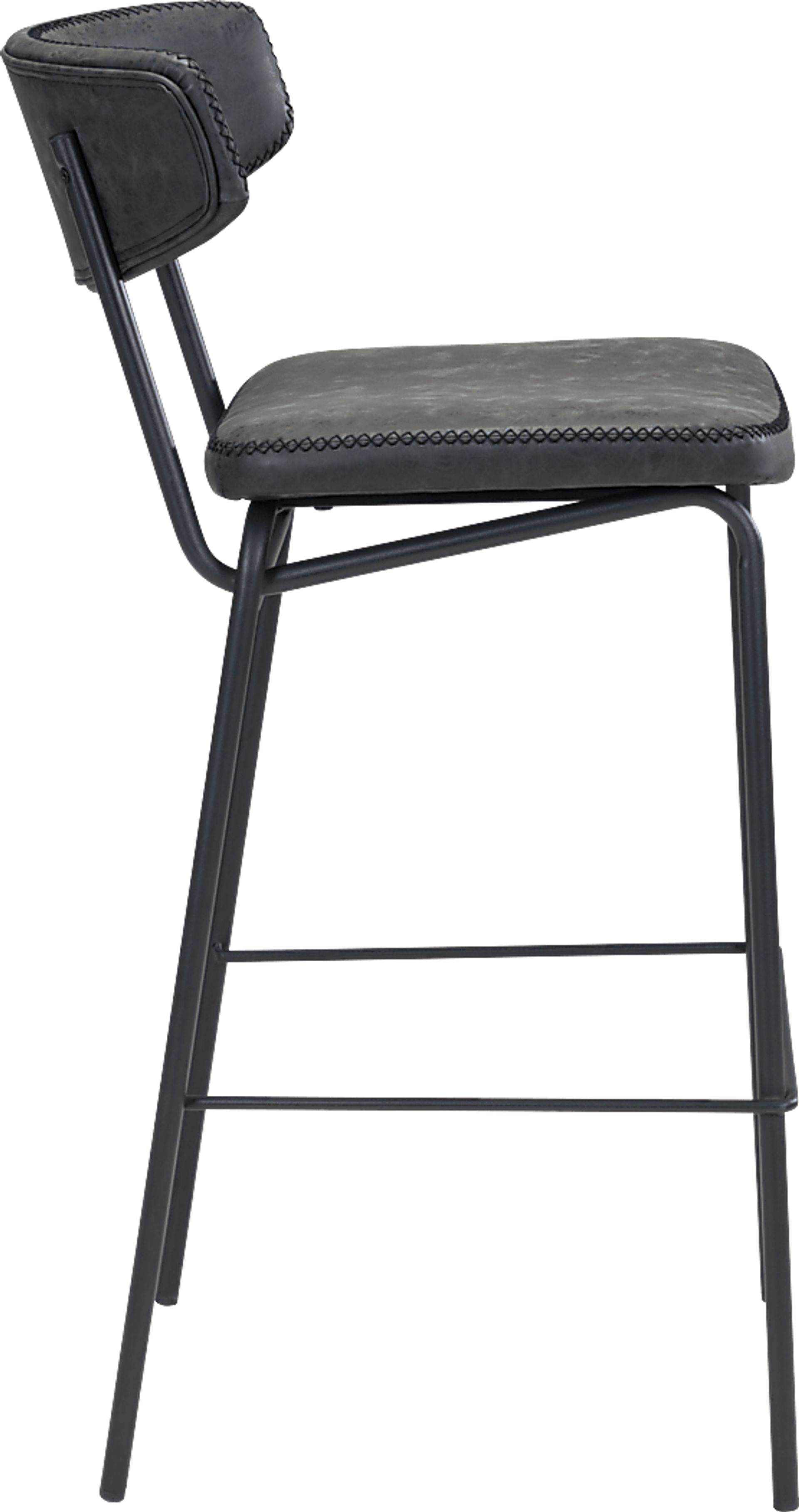 Cavestone Black Bar Height Stool, Set of 4 - Image 4