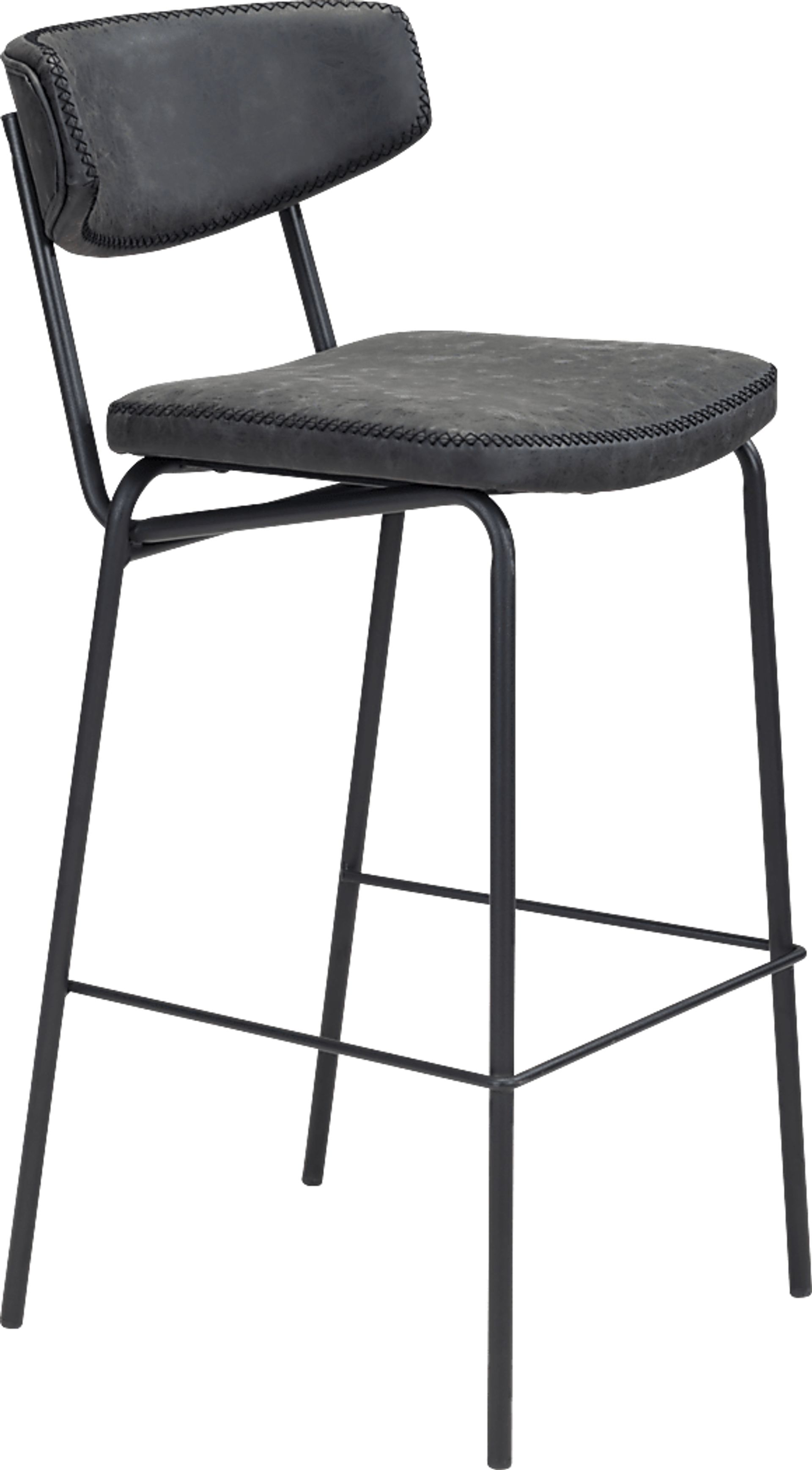 Cavestone Black Bar Height Stool, Set of 4 - Image 8
