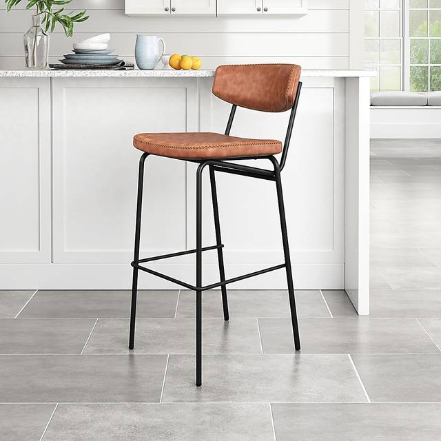 Cavestone Brown Bar Height Stool, Set of 4 - Thumbnail - Image 3