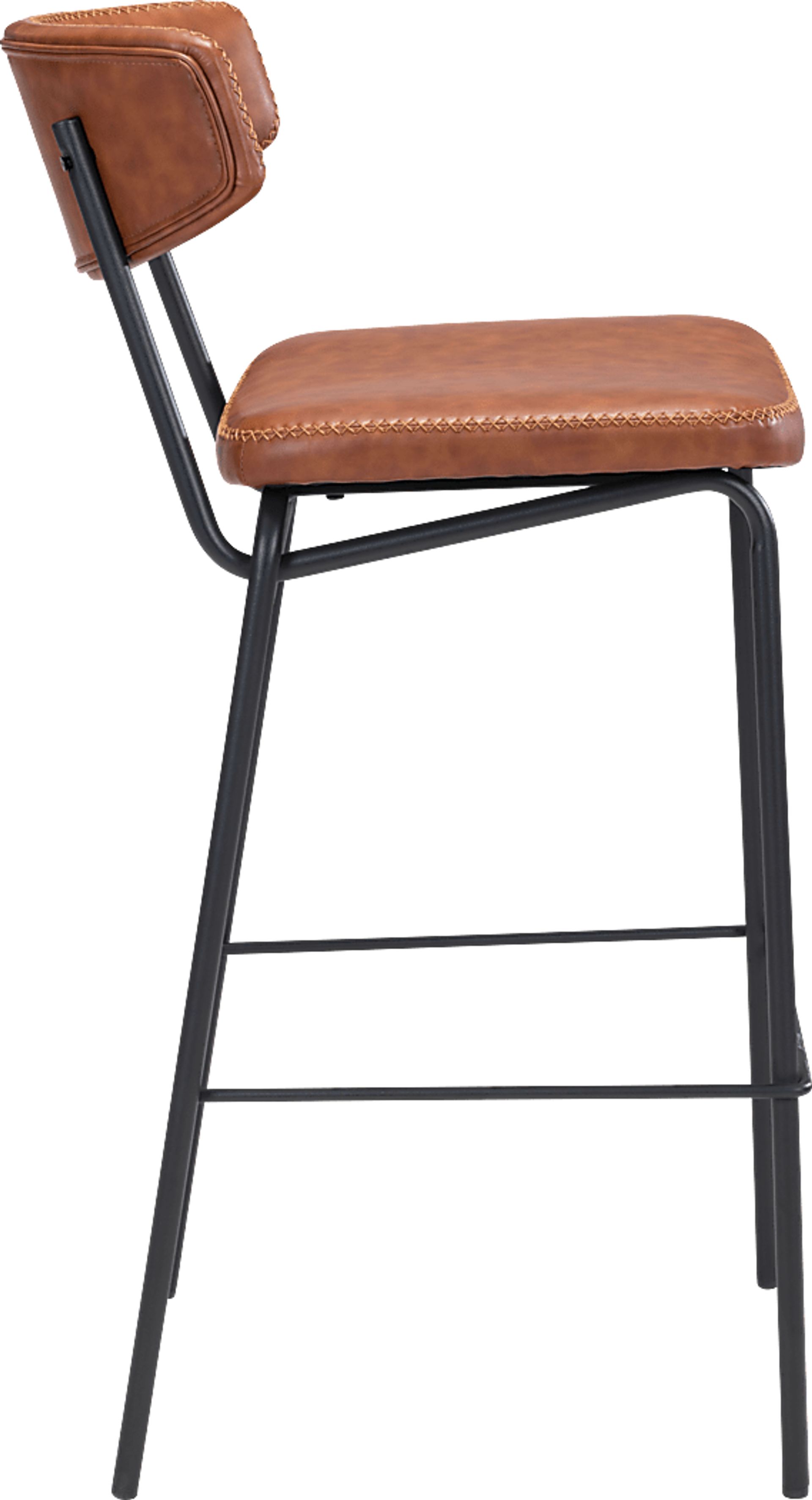 Cavestone Brown Bar Height Stool, Set of 4 - Image 4
