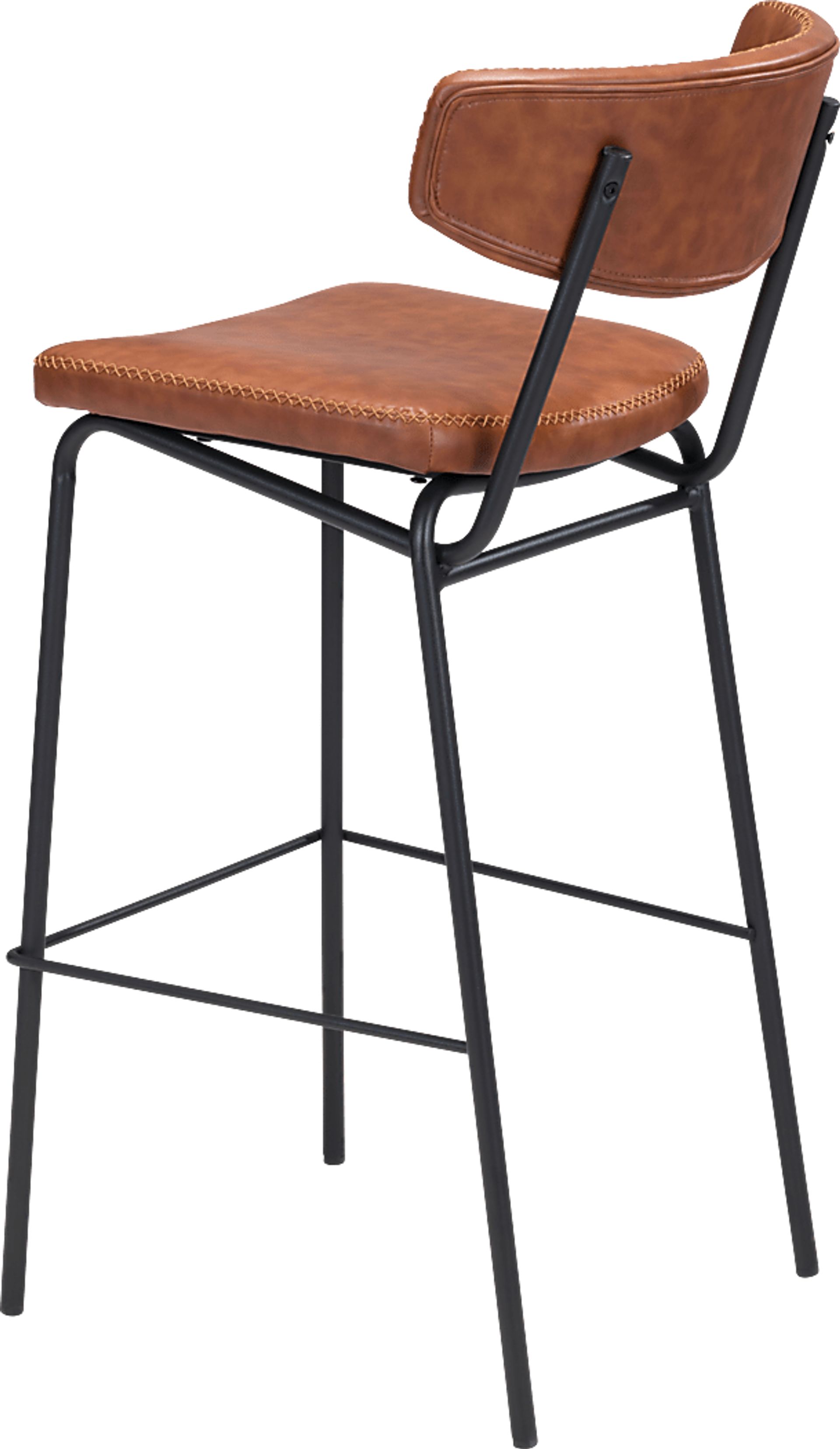 Cavestone Brown Bar Height Stool, Set of 4 - Image 7