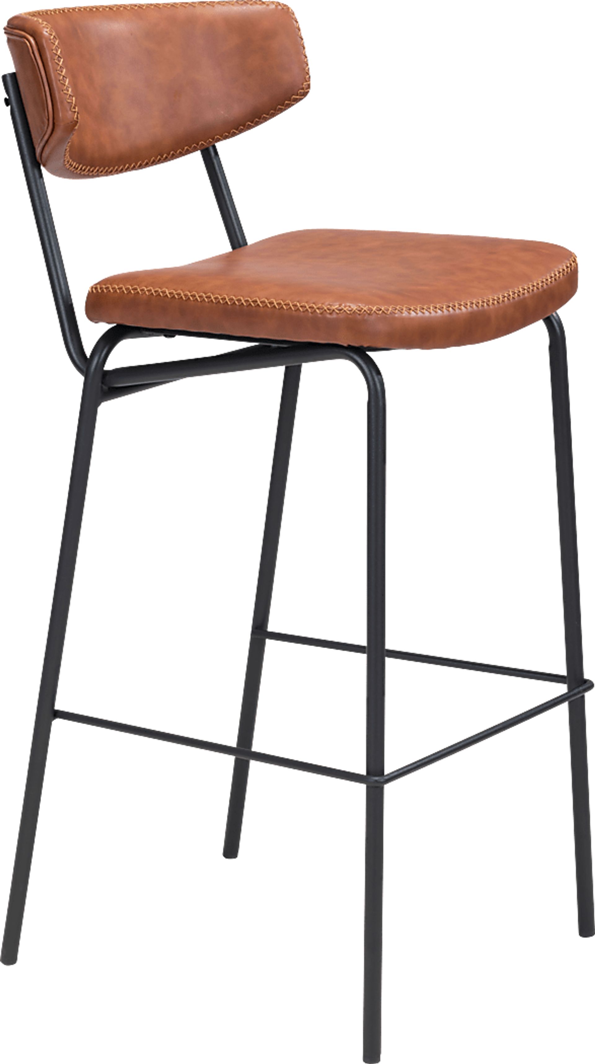 Cavestone Brown Bar Height Stool, Set of 4 - Image 8