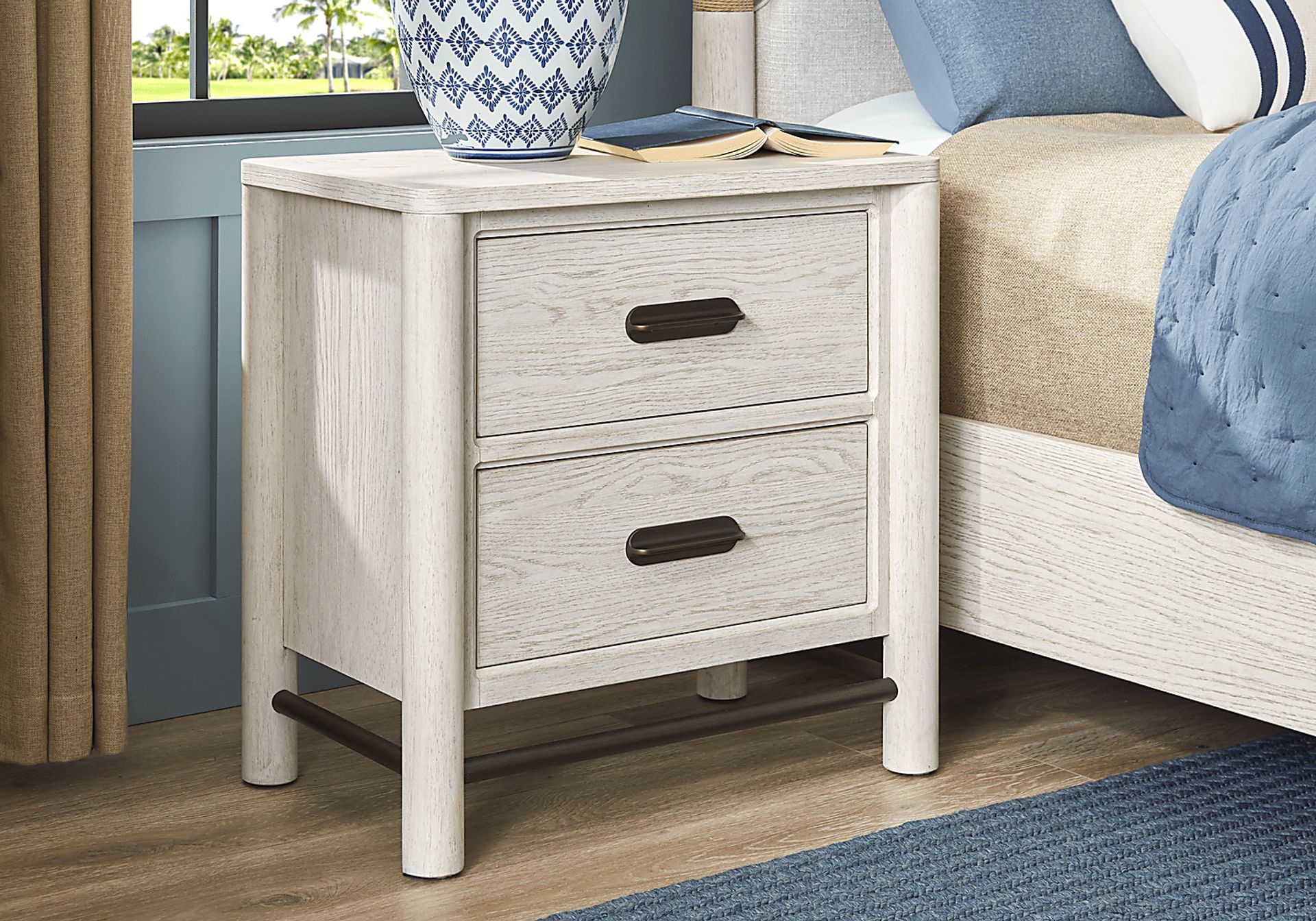 Caviar Cove White Nightstand - Image 2