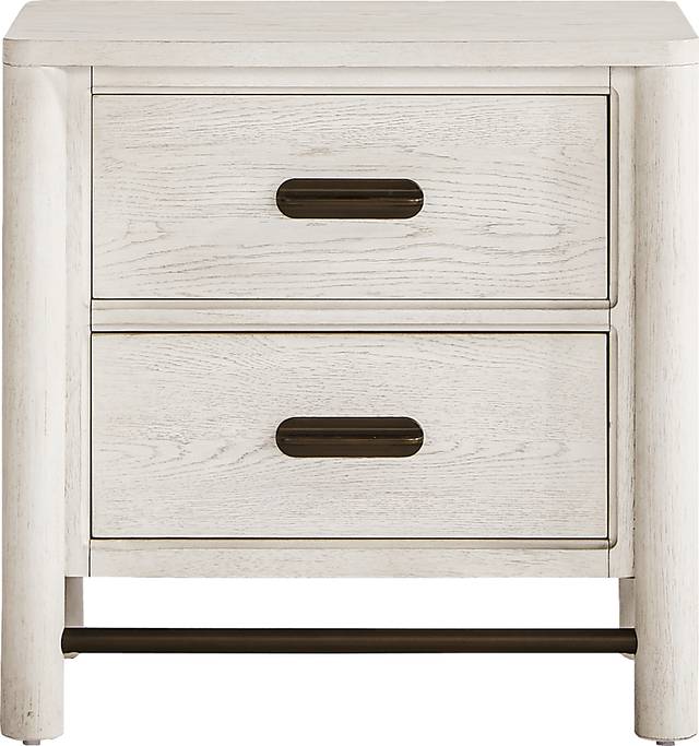 Caviar Cove White Nightstand - Thumbnail - Image 1
