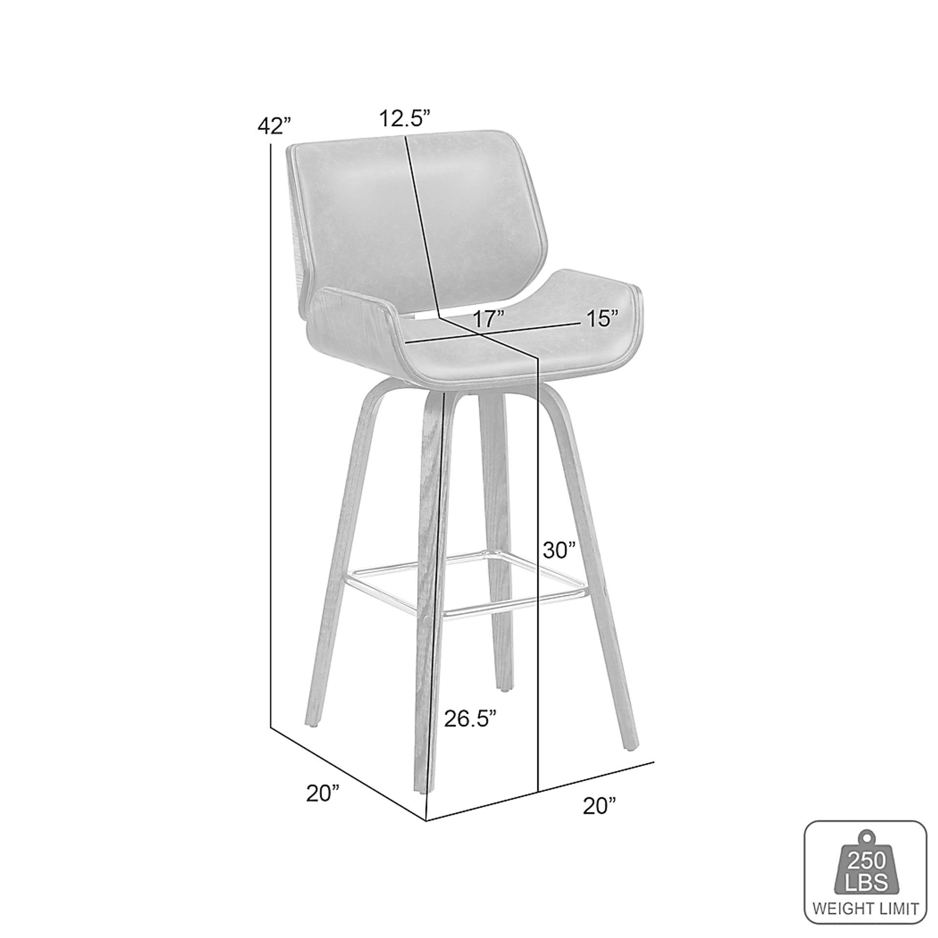 Cavologies Light Brown Barstool - Image 8