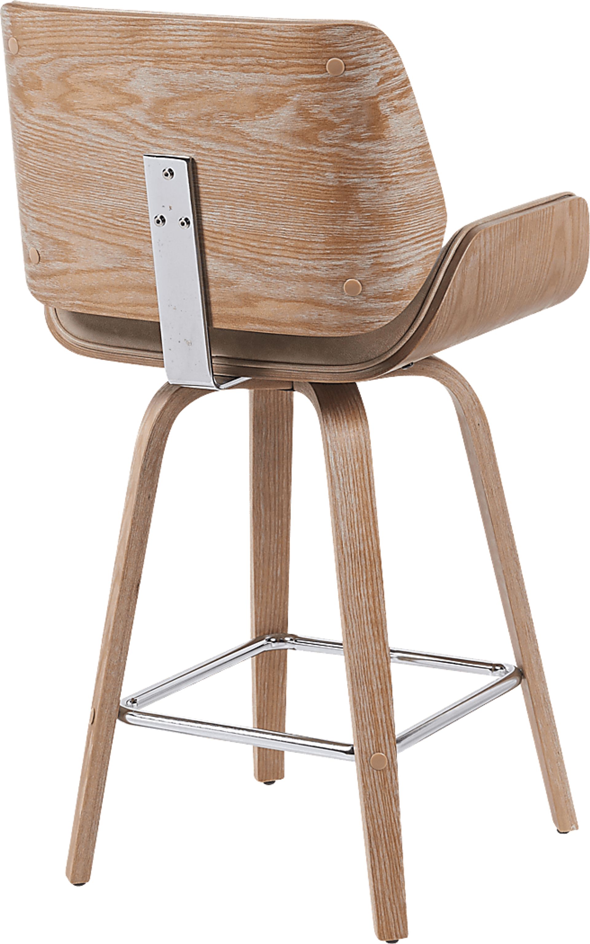 Cavologies Light Brown Counter Height Stool - Image 4