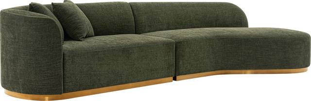 Cawdor Green 2 Pc Sectional - Thumbnail - Image 3