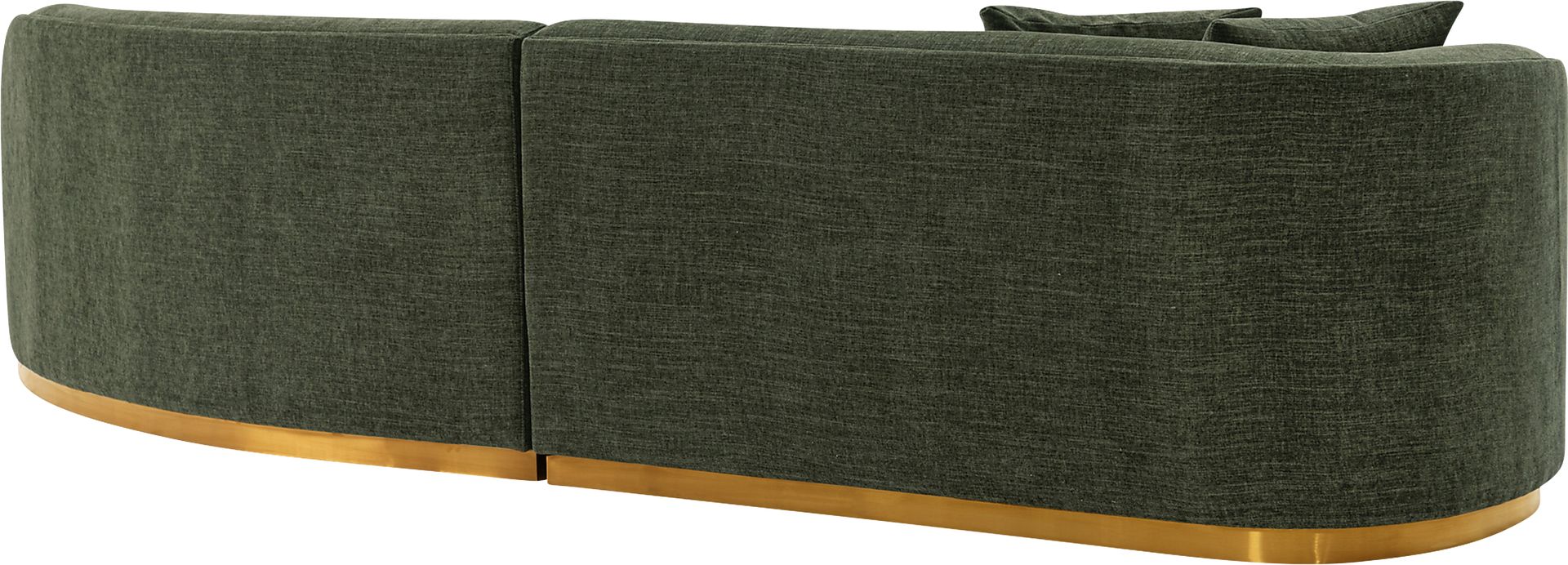 Cawdor Green 2 Pc Sectional - Image 4