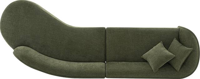 Cawdor Green 2 Pc Sectional - Thumbnail - Image 5