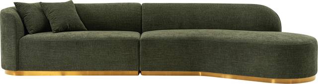 Cawdor Green 2 Pc Sectional - Thumbnail - Image 1