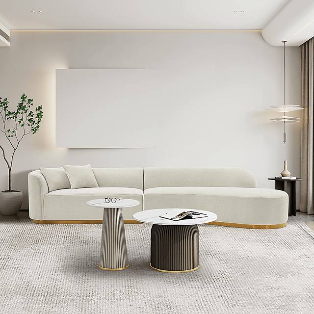 Cawdor Ivory 2 Pc Sectional - Thumbnail - Image 2