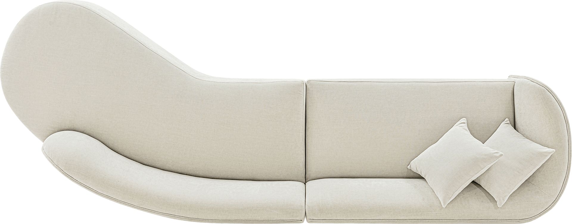 Cawdor Ivory 2 Pc Sectional - Image 6