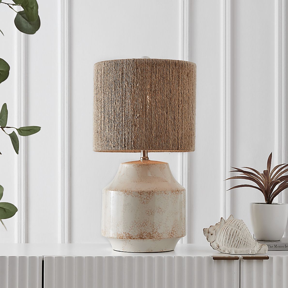 Atticus na school concert Cay Point Sandstone Table Lamp - Rooms To Go