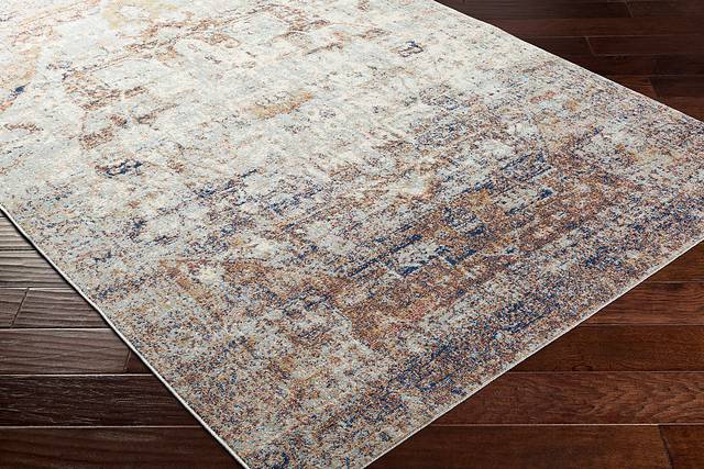 Caydee Orange 6'11 x 9' Rug - Thumbnail - Image 3