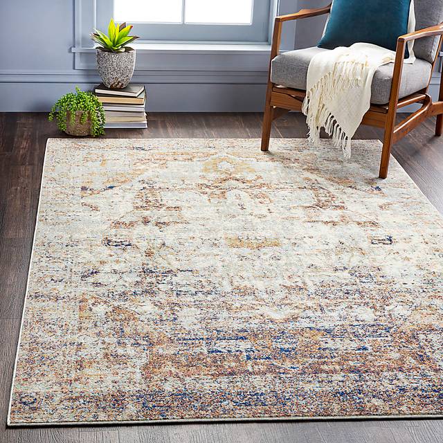 Caydee Orange 6'11 x 9' Rug - Thumbnail - Image 7