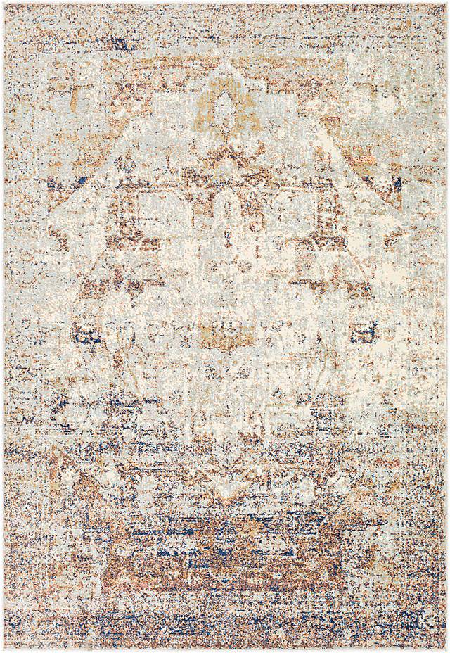 Caydee Orange 6'11 x 9' Rug - Thumbnail - Image 1
