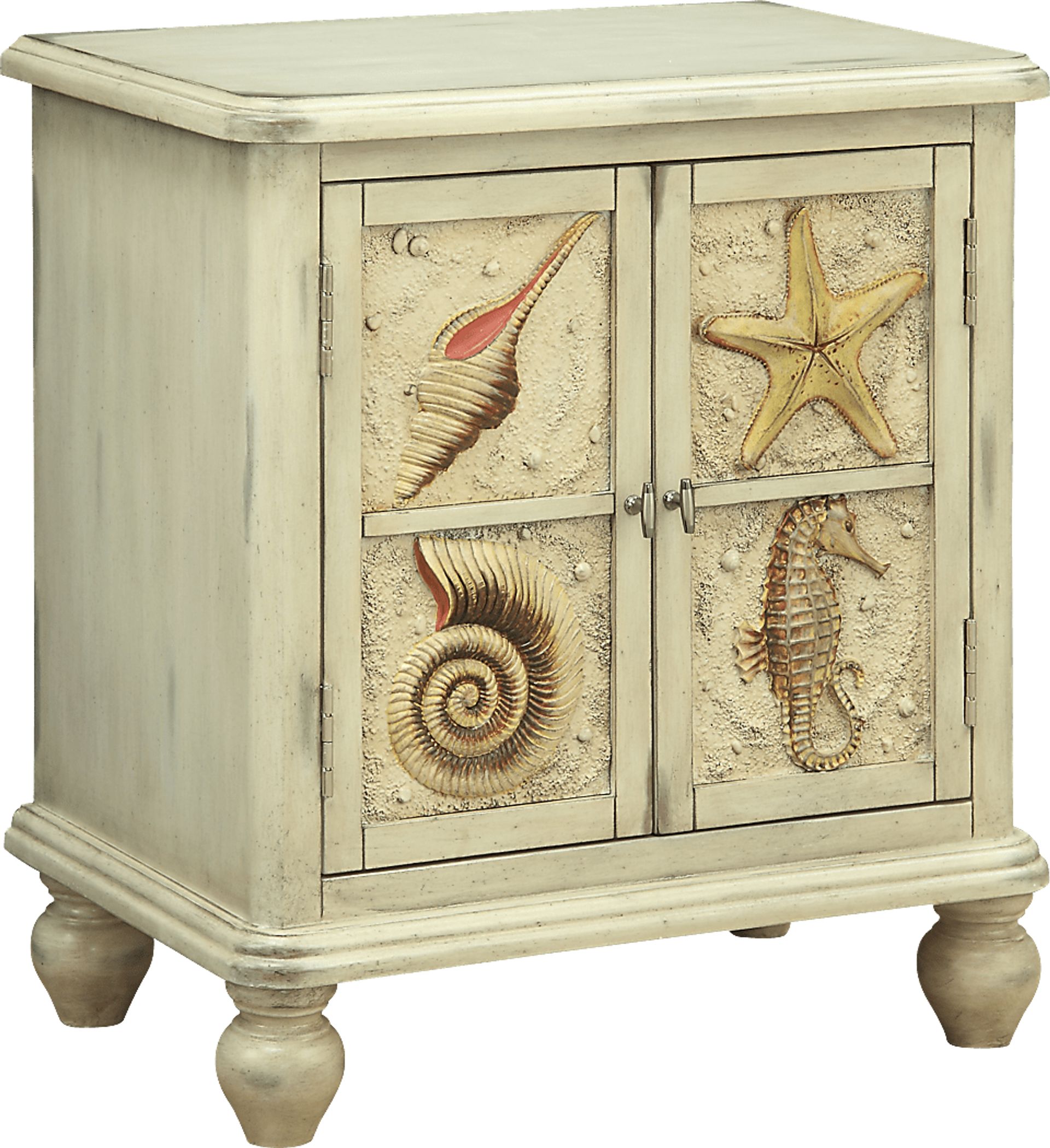 Caye Beach Oatmeal Accent Cabinet - Image 1