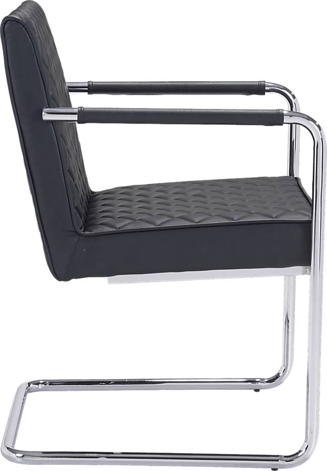 Cayler Black Arm Chairs (Set of 2) - Thumbnail - Image 3