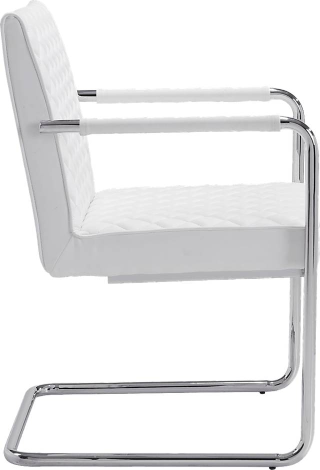 Cayler White Arm Chairs (Set of 2) - Thumbnail - Image 3