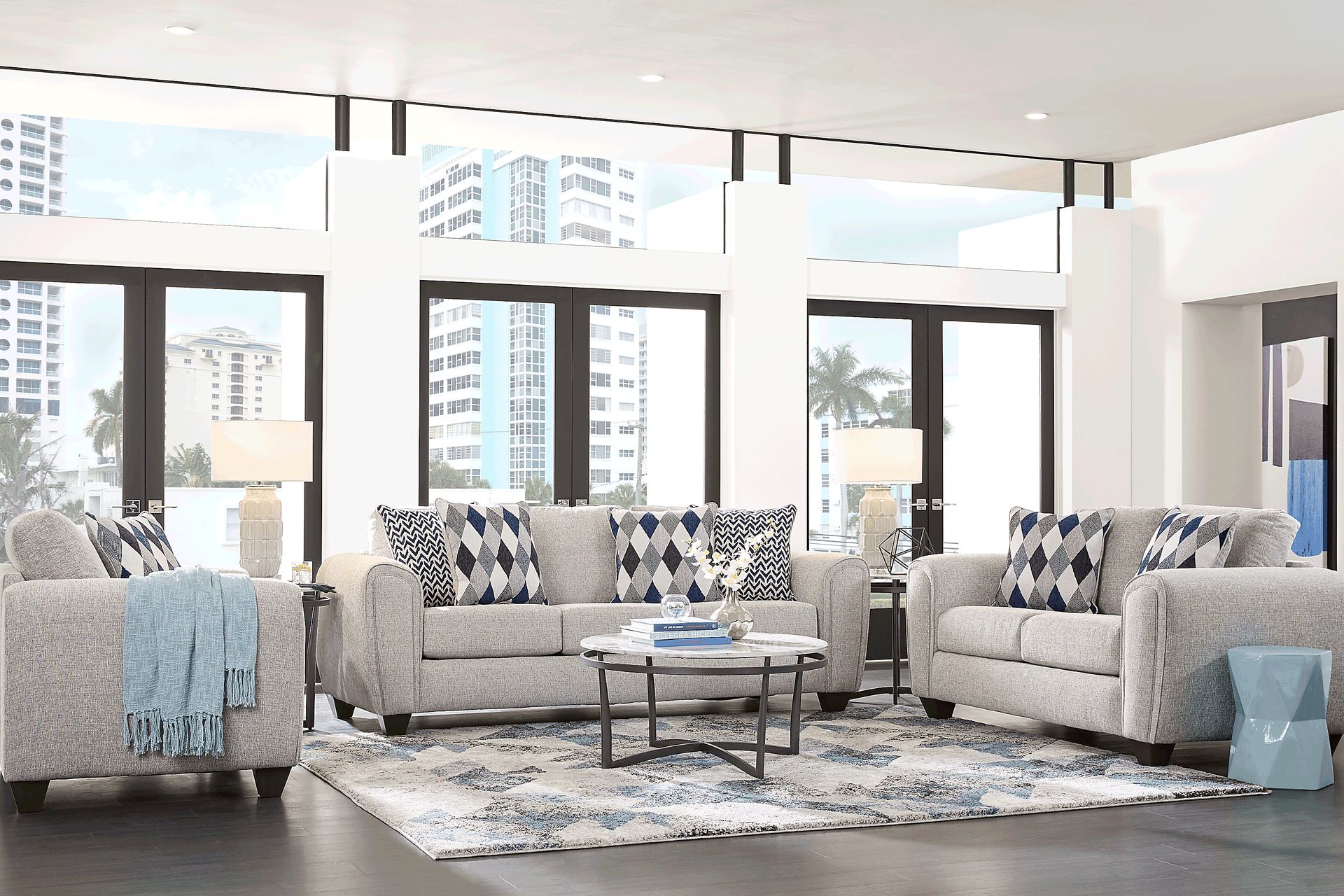 Caylor Falls Ash 5 Pc Living Room - Image 1