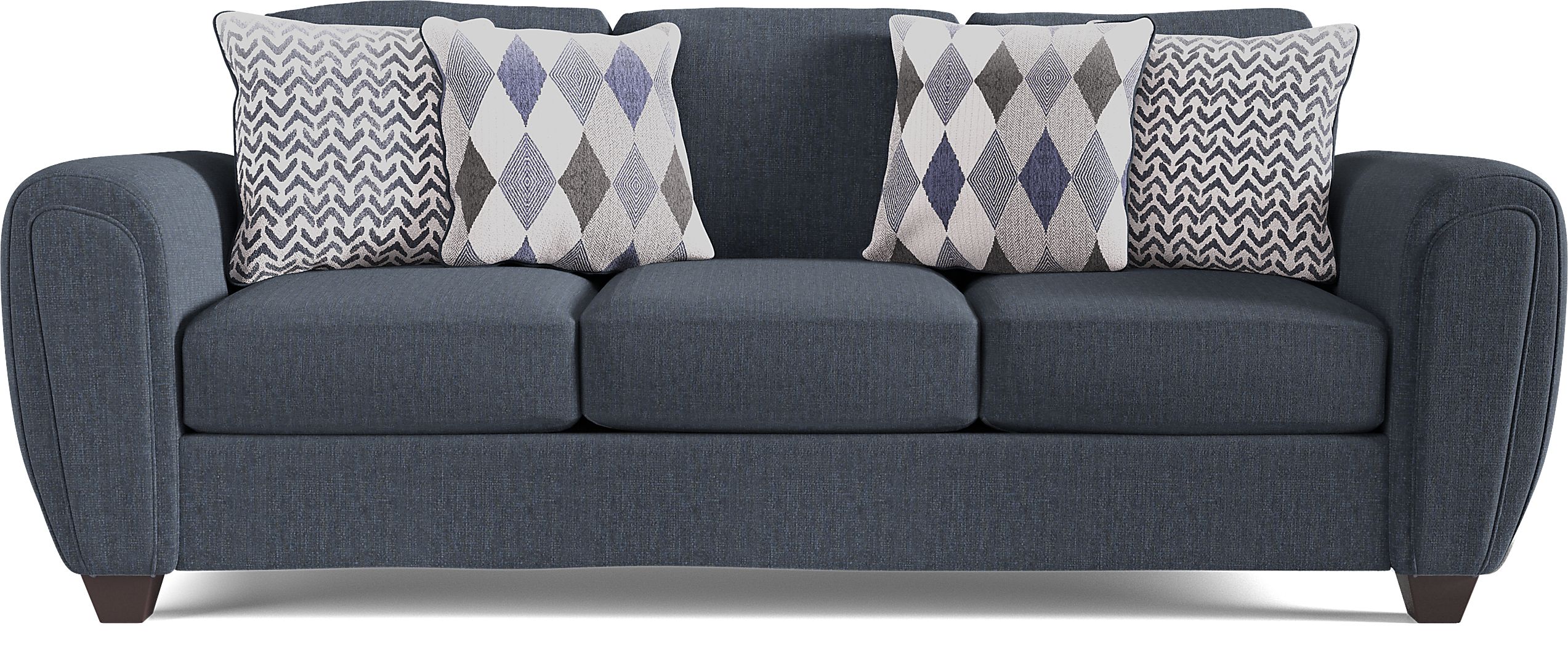 Caylor Falls Denim Blue Polyester Fabric Sofa | Rooms to Go