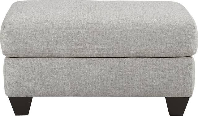 Caylor Falls Dove Gray Ottoman - Thumbnail - Image 2