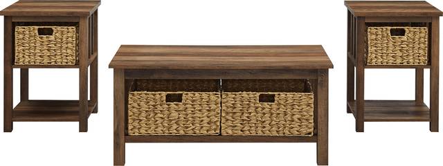 Cayuse Barnwood Cocktail Table Set - Thumbnail - Image 4