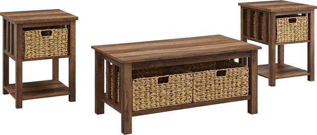 Cayuse Barnwood Cocktail Table Set - Thumbnail - Image 1