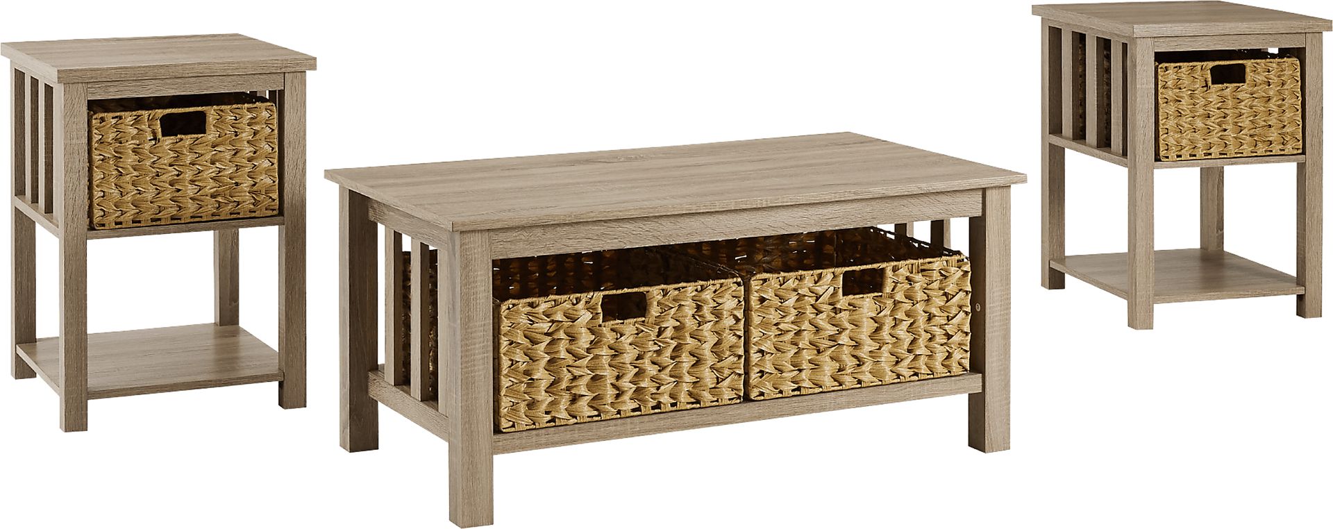 Cayuse Beige Cocktail Table Set - Image 1