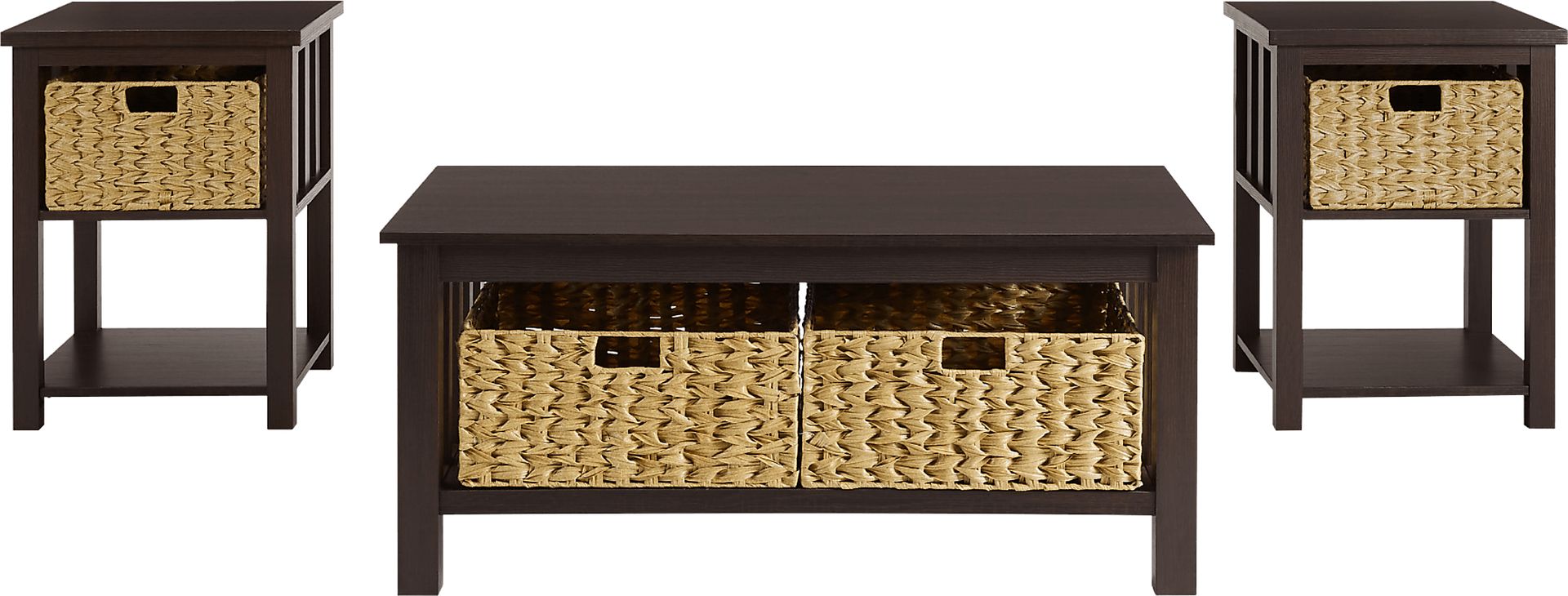 Cayuse Espresso Cocktail Table Set - Image 3