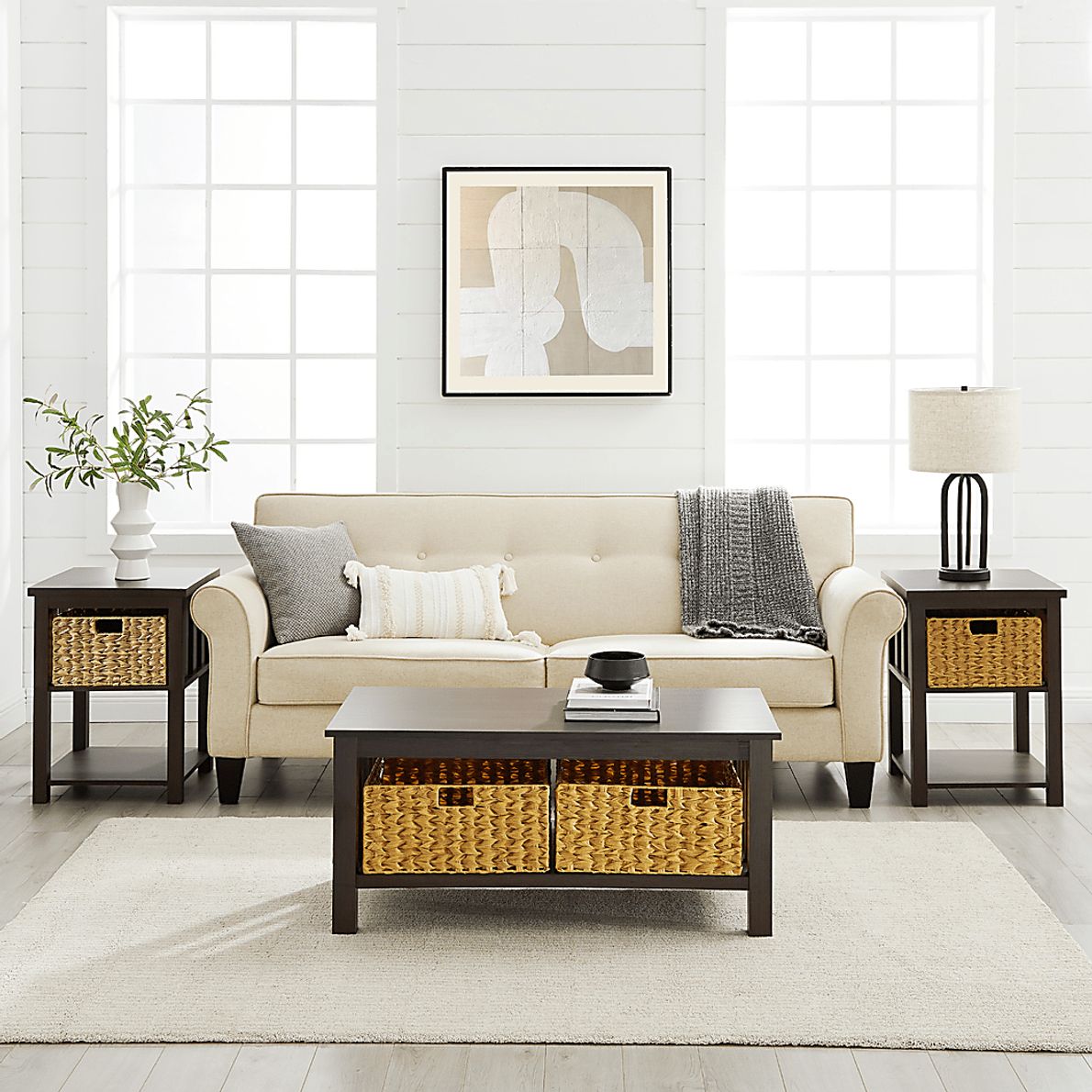 Cayuse Espresso Cocktail Table Set
