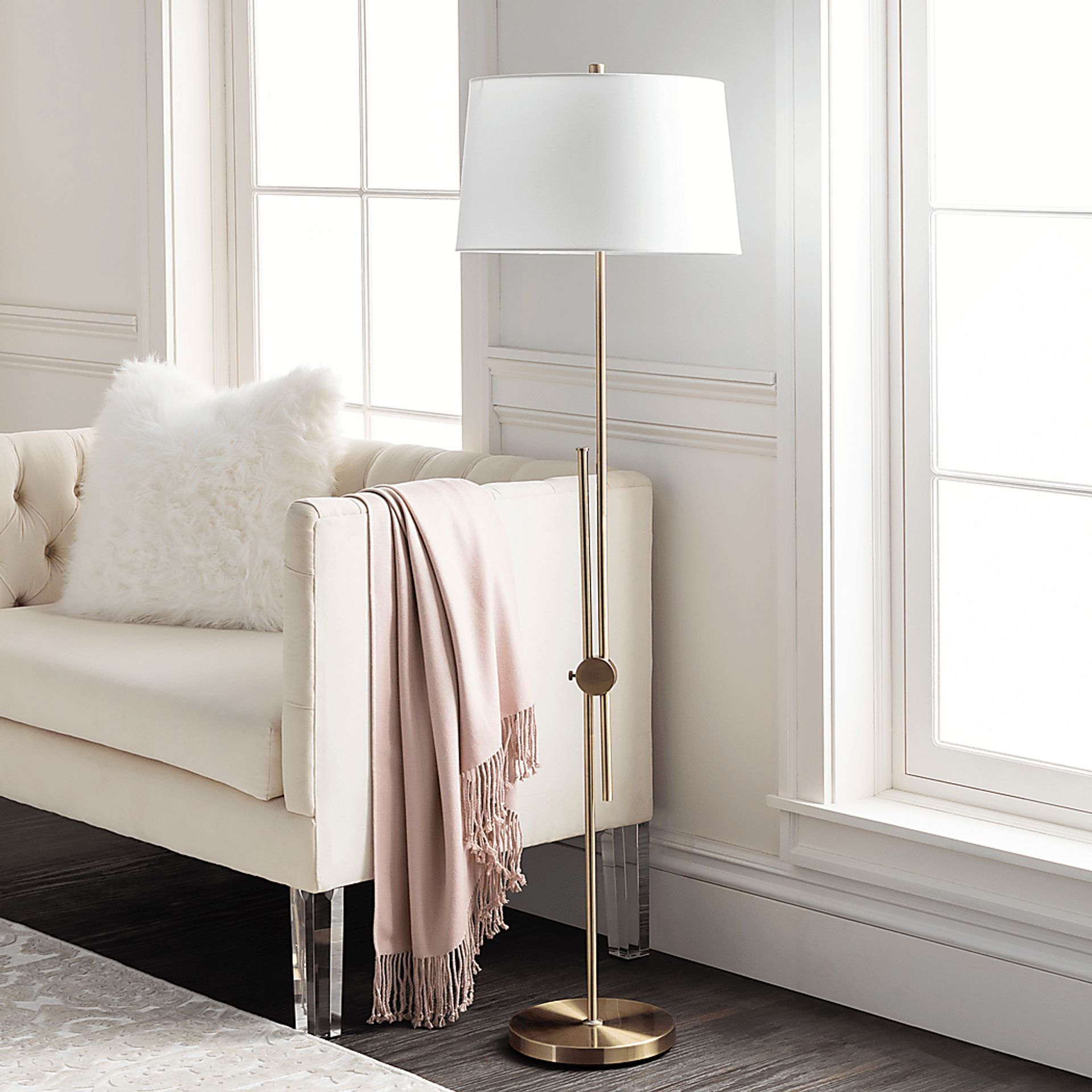 Caywood Place Brass Floor Lamp - Image 7