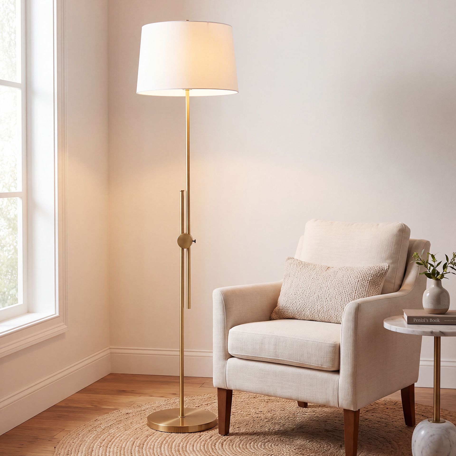 Caywood Place Brass Floor Lamp - Image 9