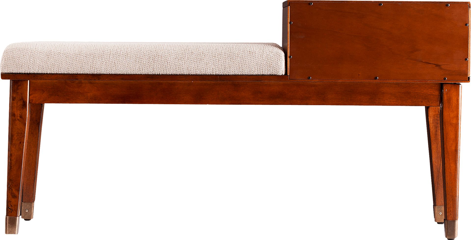 Cazamo Brown Storage Bench - Image 8