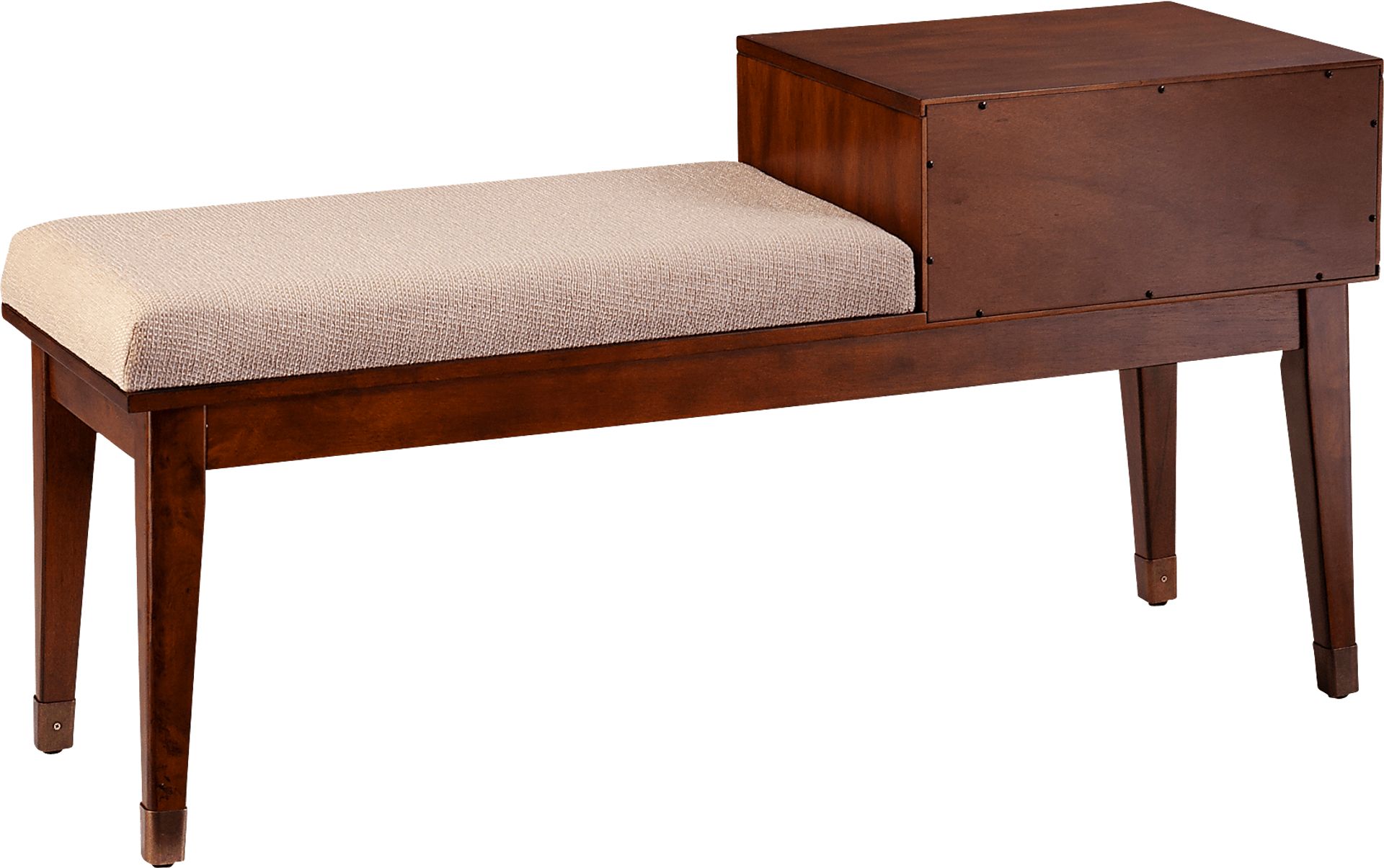 Cazamo Brown Storage Bench - Image 9