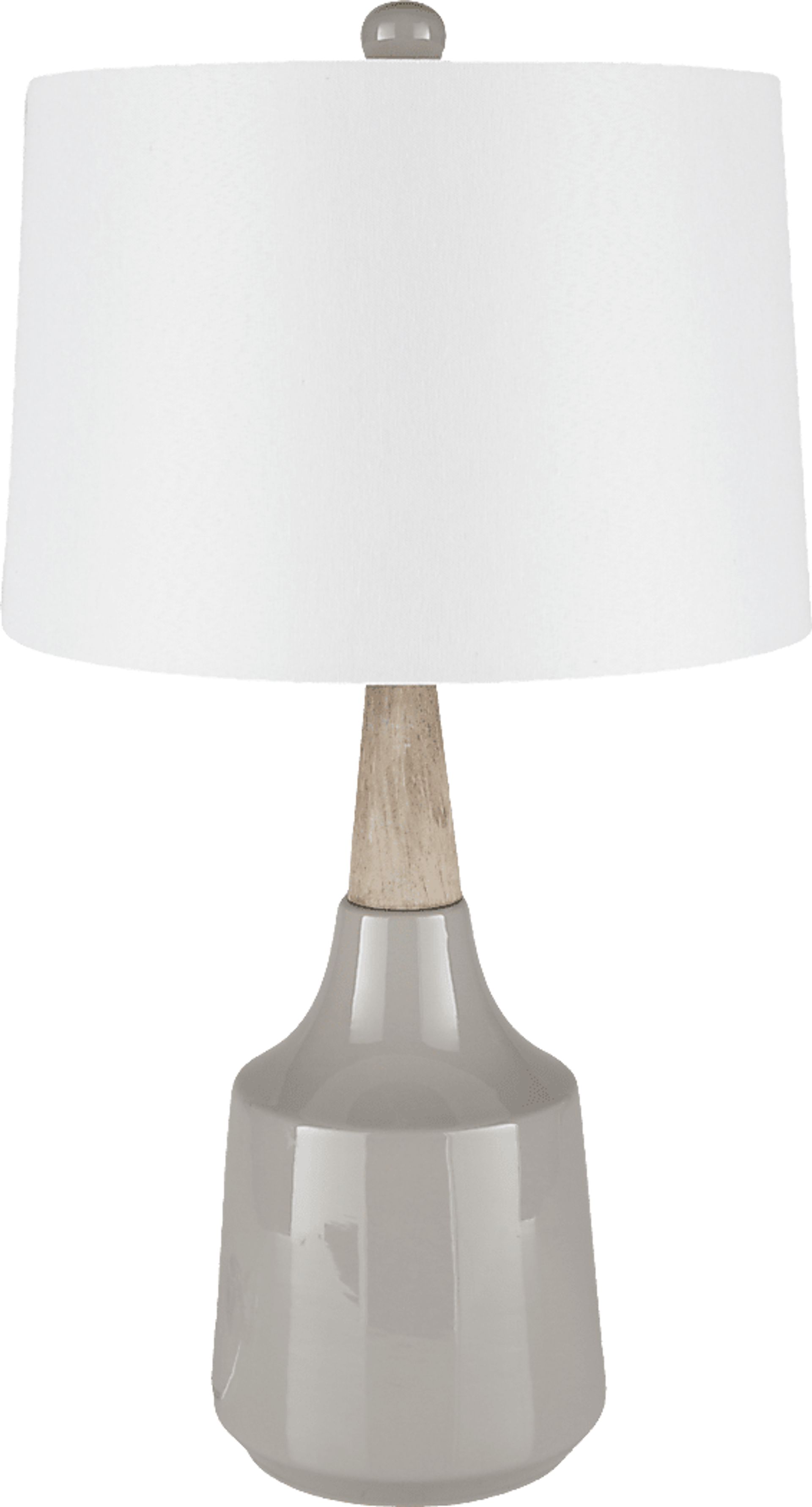Cazenove Circle Gray Lamp - Image 1