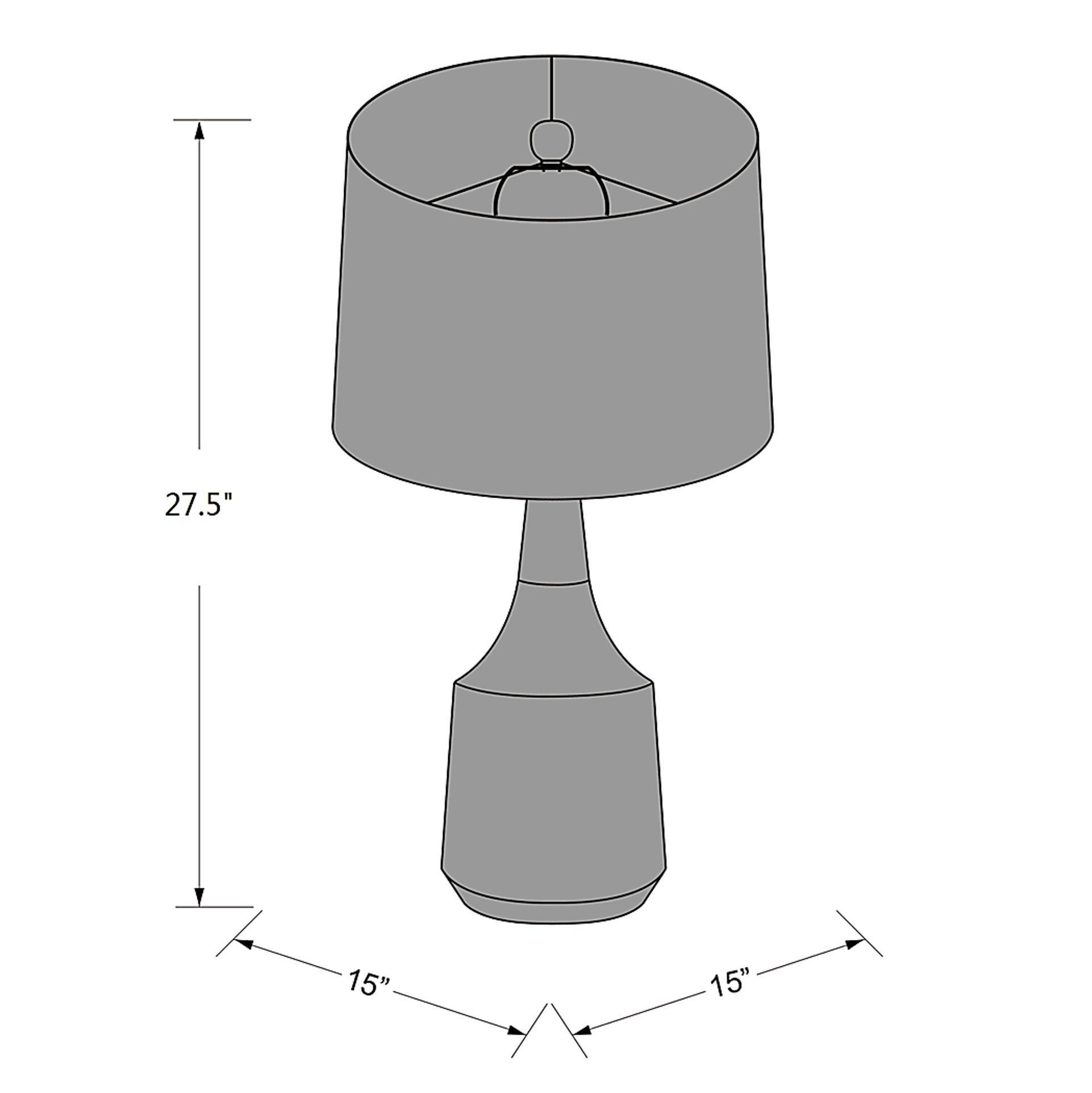 Cazenove Circle White Lamp - Image 10