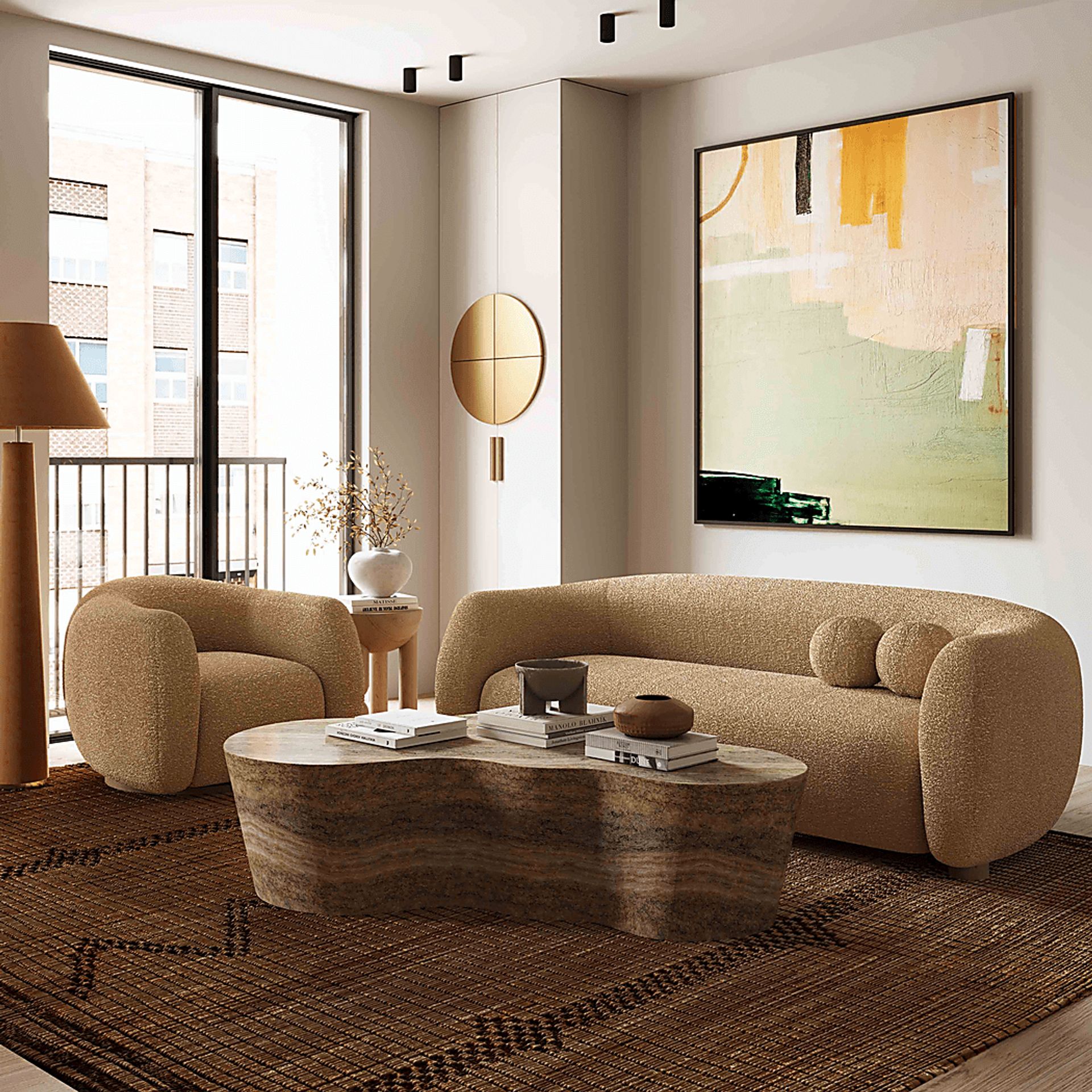 Cazneau Honey Sofa - Image 2