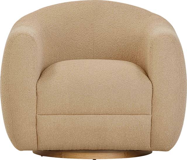 Cazneau Honey Swivel Accent Chair - Thumbnail - Image 2