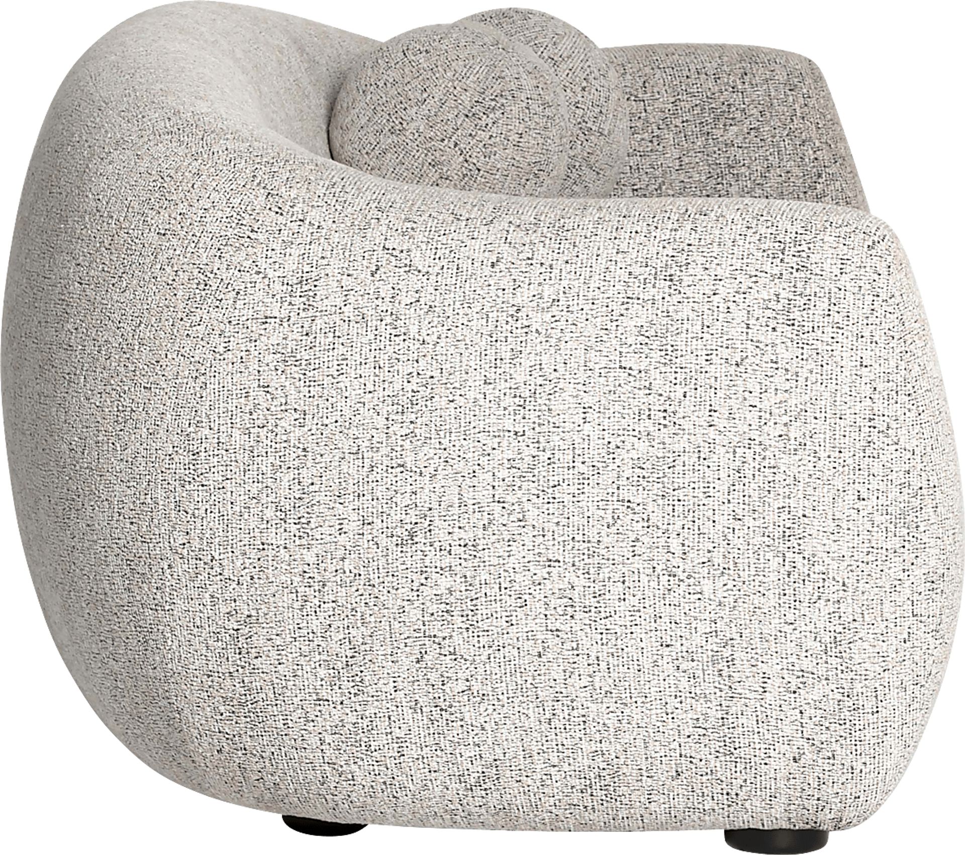Cazneau II Black and White Sofa - Image 2