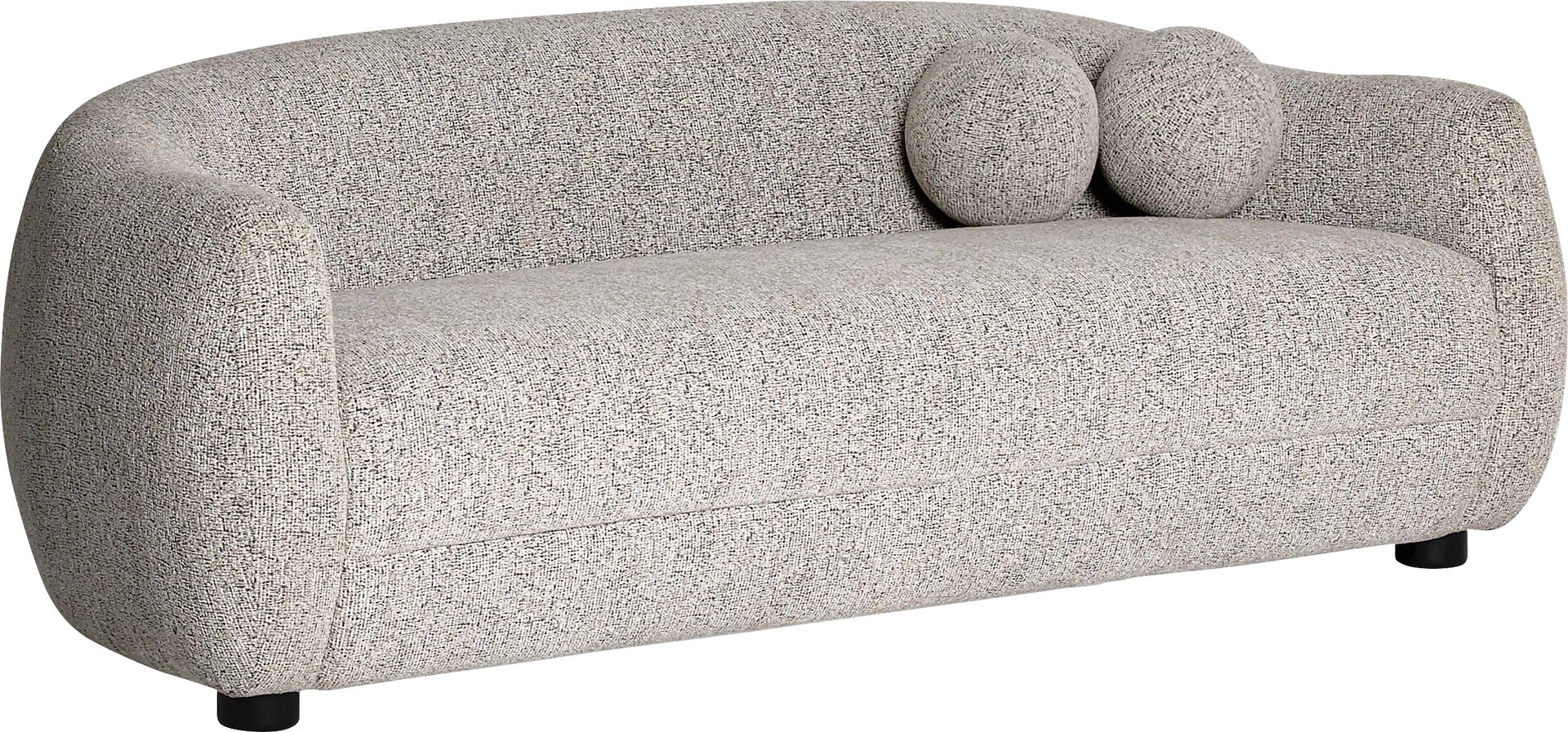 Cazneau II Black and White Sofa - Image 1