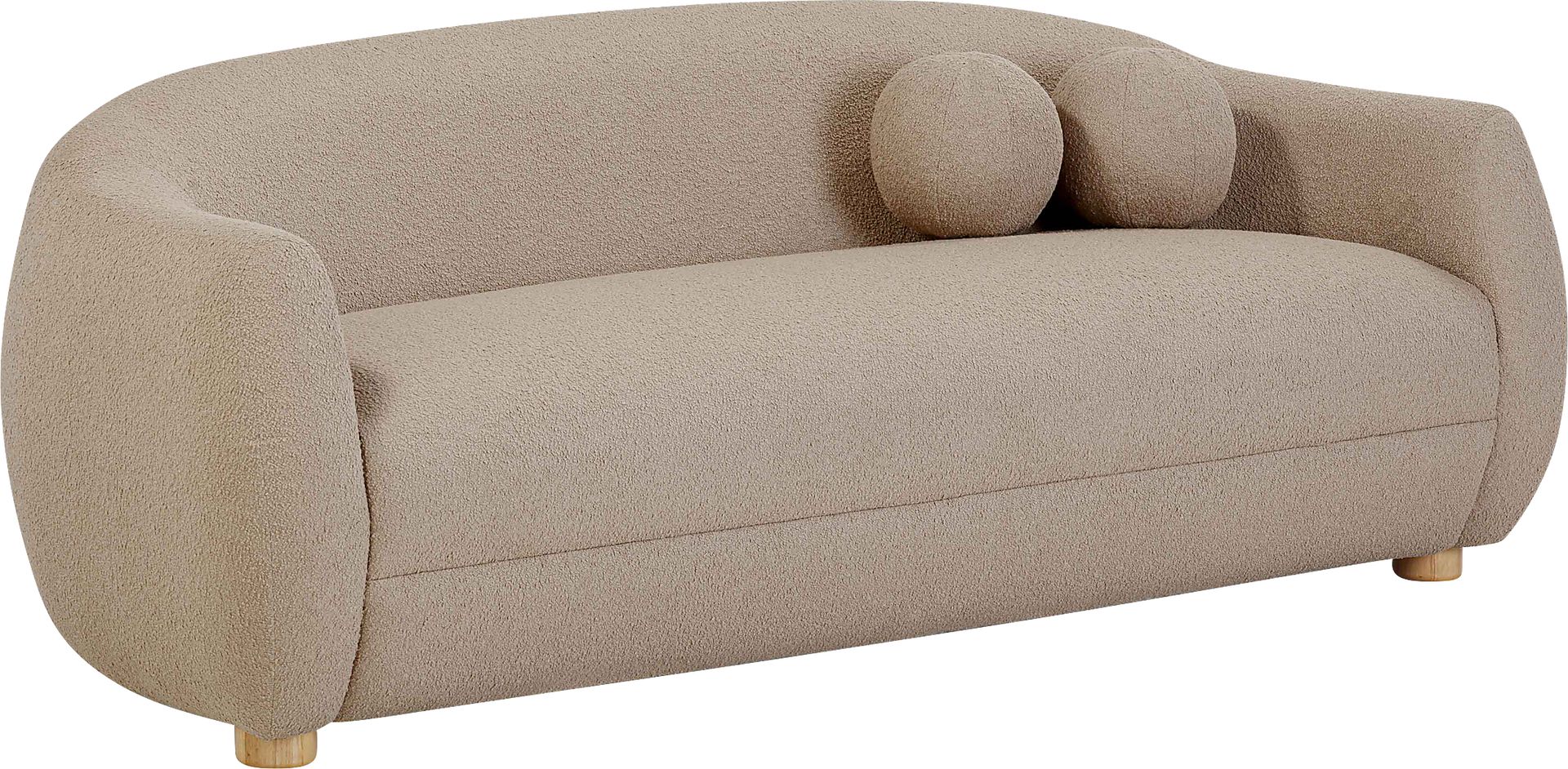 Cazneau Light Brown Sofa - Image 3