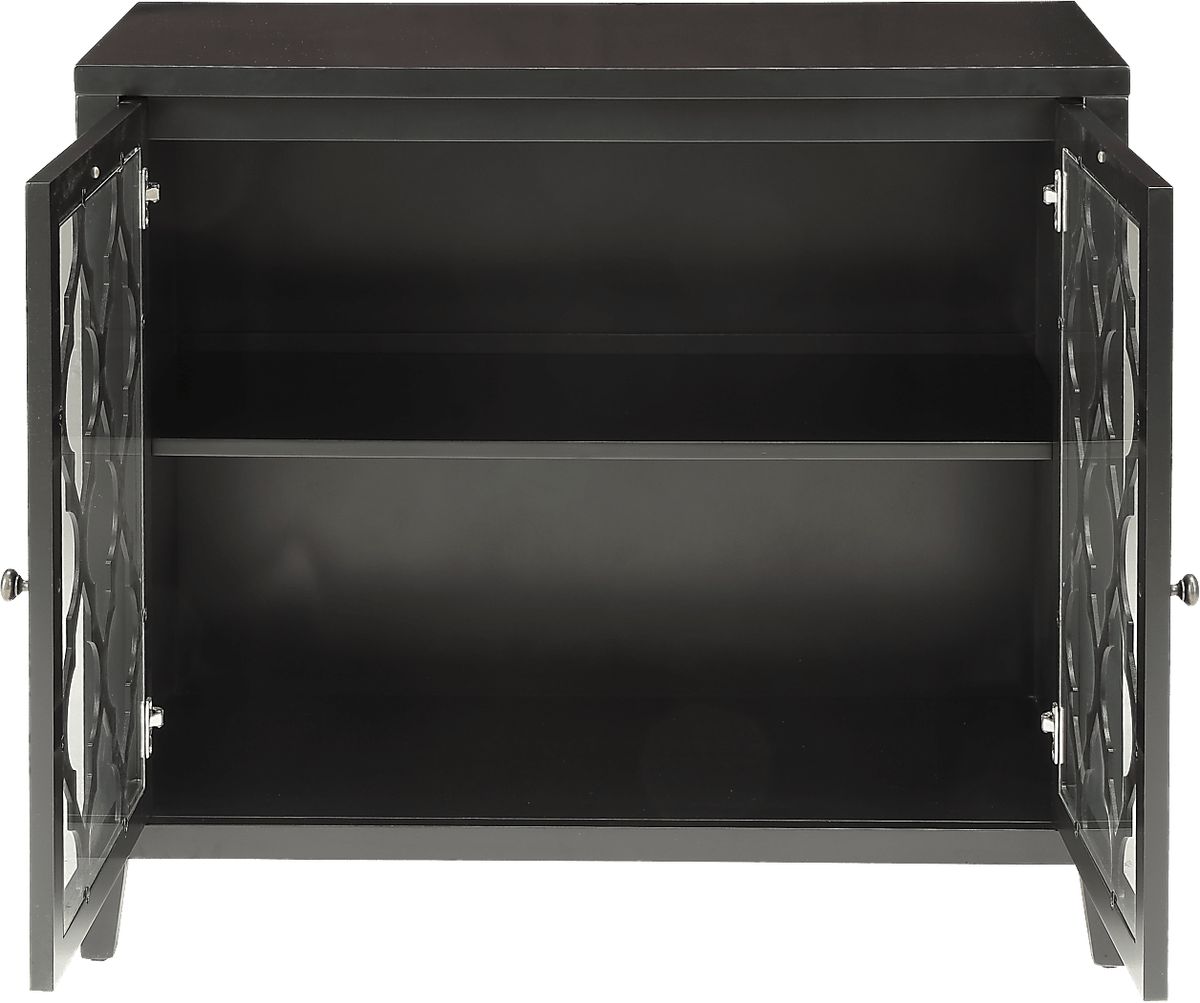 Ceara Black Black,Colors Accent Cabinet | Rooms to Go