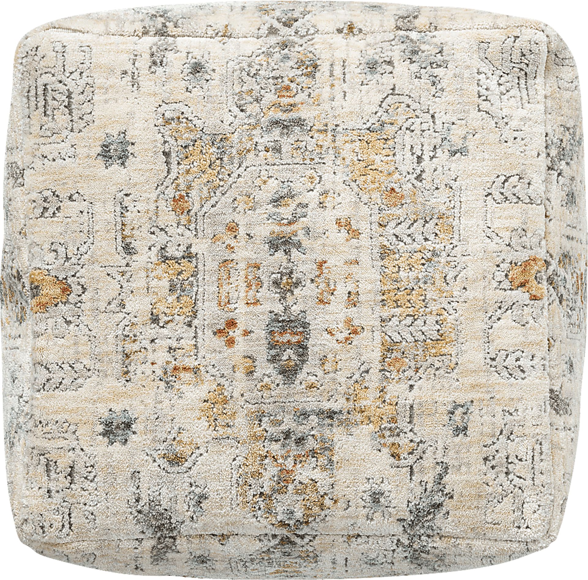 Ceasart Light Gray Pouf - Image 7