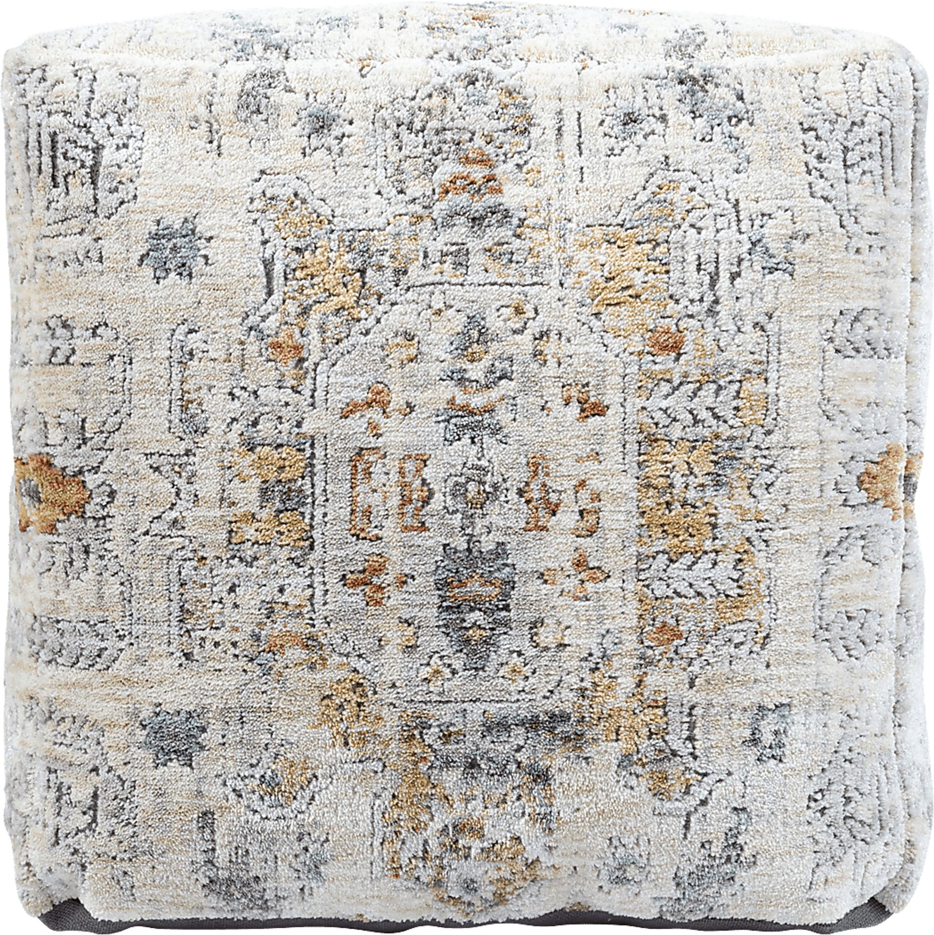 Ceasart Light Gray Pouf - Image 9
