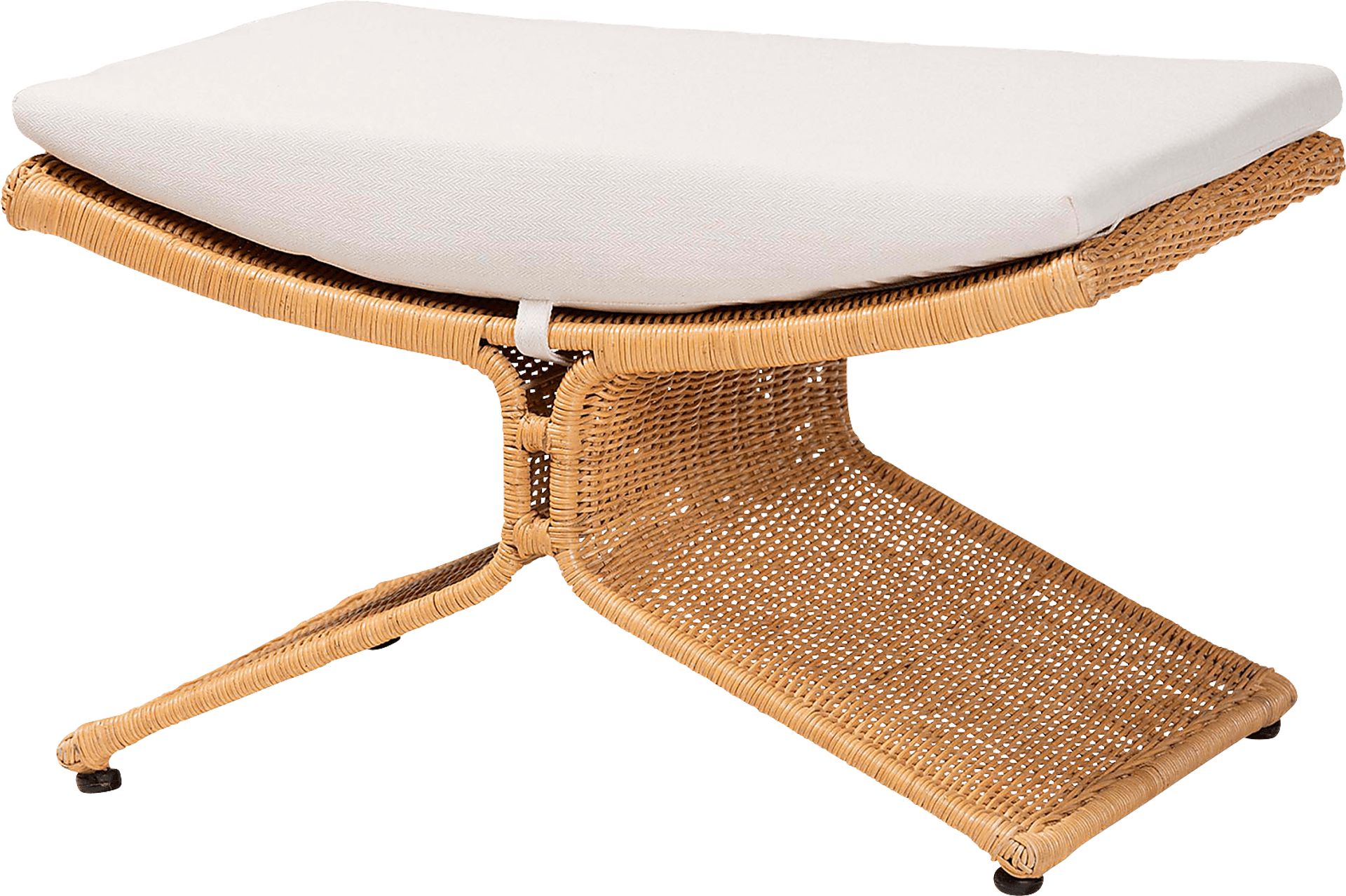 Ceasartan Brown Ottoman - Image 1