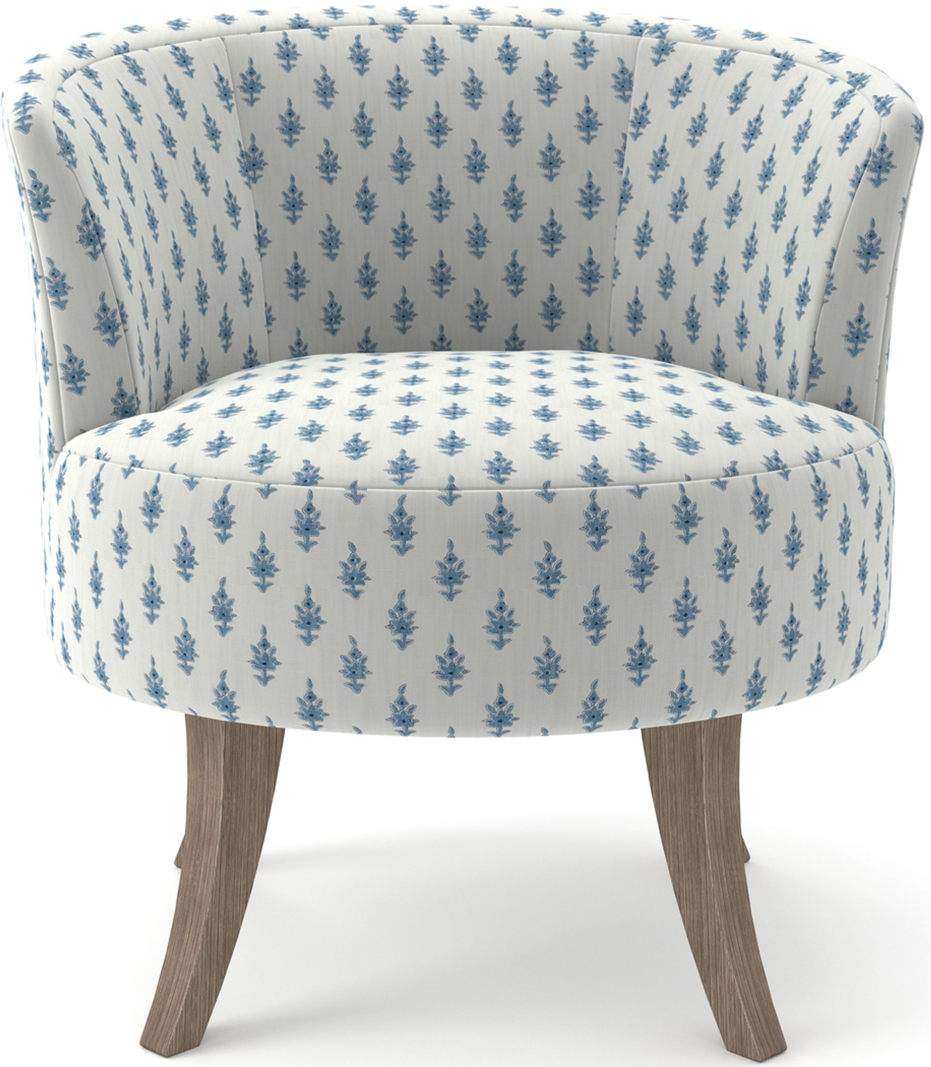 Ceberry Blue Swivel Chair - Image 3