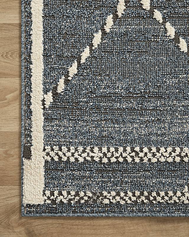 Cebile Blue 6'7 x 9'2 Rug - Thumbnail - Image 4