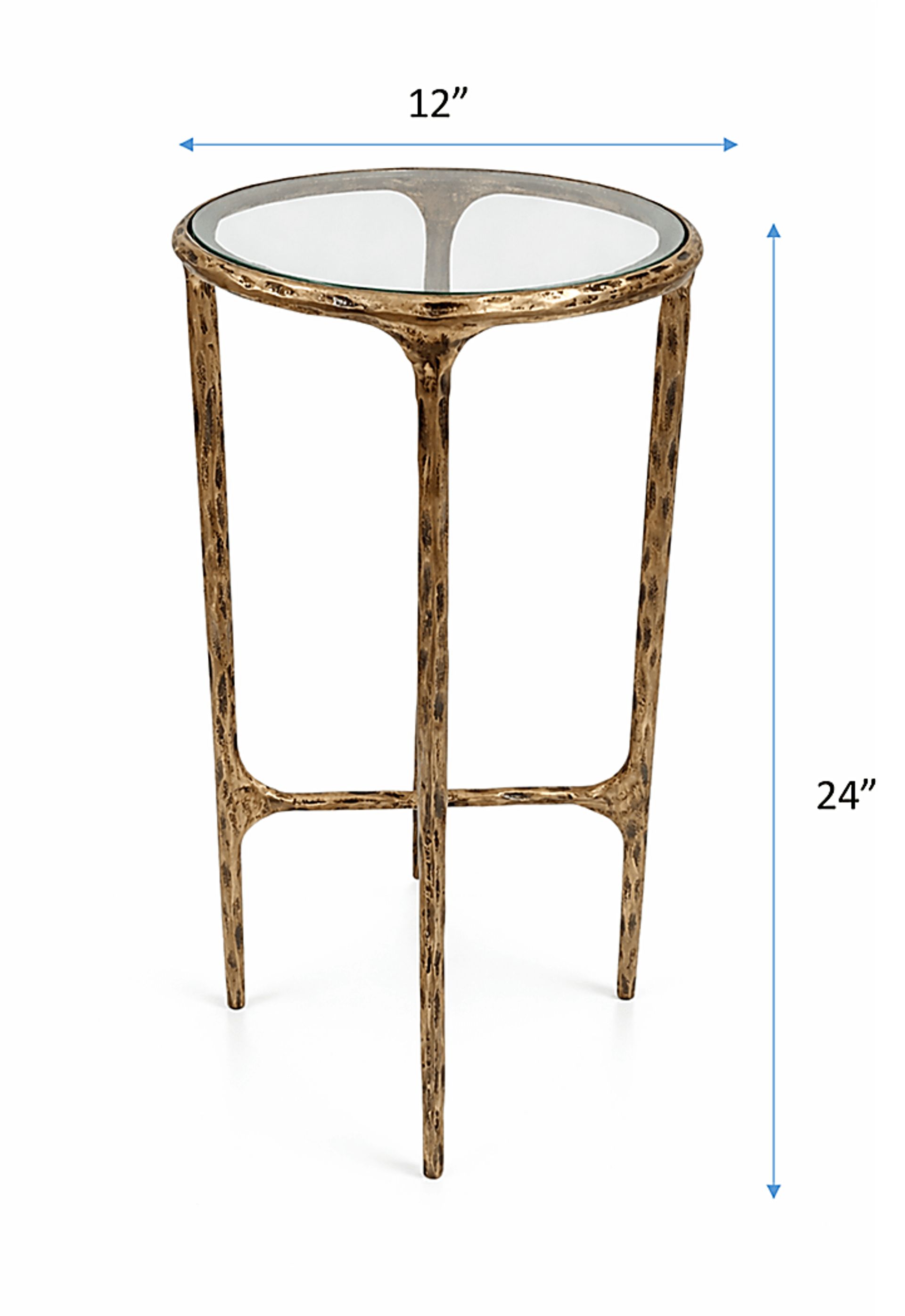 Cebisi Gold Accent Table - Image 7